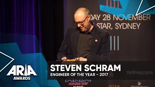 Steven Schram wins Engineer Of The Year | 2017 ARIA Awards