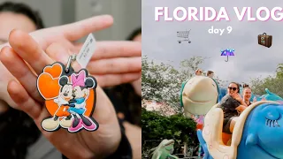 florida vlog🎢 day 9 | leaving disney, checking into royal pacific and target!