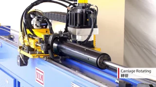 pipe bending machine  油電彎管機-YLM tube bender- CNC38MS-RSM-5A