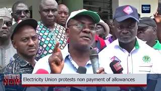 Electricity Union protests non payment of allowances (Nigerian News)