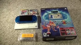 My New PSP 3001 Blue System Invizimals Pack with UMD Video Discs
