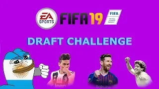 FIFA 19 - ARGENTINA DRAFT CHALLENGE W/ PONCHO