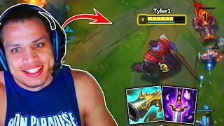 Tyler1 runs it on Sion and goes 15 deaths while trying TheBausffs Sion