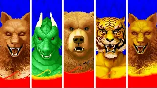 SEGA - Altered Beast 1988 | All Transformations in 4K - SEGA Genesis/Mega Drive