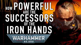 Iron Hands Space Marine Successor Chapters Lore #wh40klore #ironhands