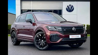 Approved Used Volkswagen Touareg Black Edition 4M 3.0 TDI 286ps Malbec Red | Wrexham Volkswagen