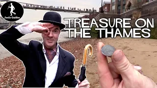 Mudlarking For Treasure Along The River Thames in London