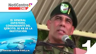 El general Zapateiro, comandante del Ejército, se va de la institución