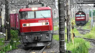 機関車特集 EH500金太郎貨物列車豪快通過