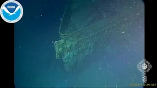 Titanic wreck overview *2003 Unreleased footage*