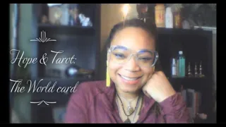 WORLD CARD (#21) tarot card meaning [repost]