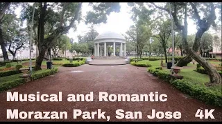 Musical and Romantic  Morazan Park, San Jose, Costa Rica in 4K 60fps