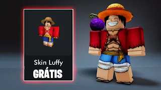 COMO FAZER A SKIN DO LUFFY GRATIS NO ROBLOX!