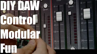 DIY DAW Control Surface Modular Fun