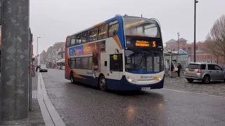 Buses at Grimsby Riverhead Exchange (06/04/2024)