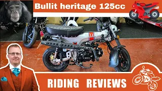 Bullit heritage 125cc monkey bike ride and review