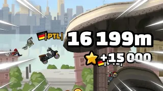 [TAS] 16 199m with Scooter in Intense City | Hill Climb Racing 2