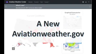 What's changing with AviationWeather.gov