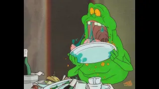 The Real Ghostbusters S02B - Food Slimer Eating