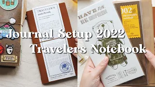 Travelers Notebook Journal Setup for 2022! | Janethecrazy