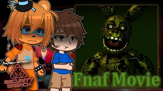 Security Breach React to Fnaf Movie + springtrap | Gacha Club | Full Video