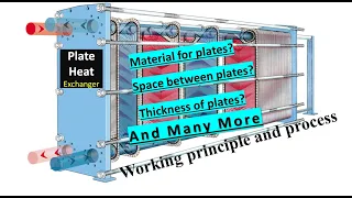 Plate Heat Exchanger, How it works - working principle phx | heat transfer in milk processing, hvac