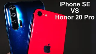 Honor 20 Pro VS iPhone SE 2020 Camera Comparison