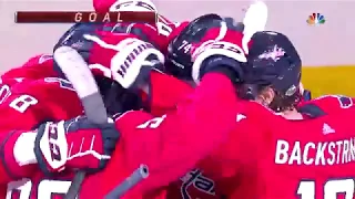 Evgeni Kuznetsov sets up Carlson's power play rocket in game 4 SCF (2018)