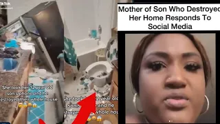 12 year old Destroys Apartment  After Mother Took His Phone Way