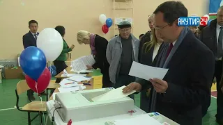 Айсен Николаев проголосовал в Якутске