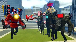 NEW UPGRADED TITAN SPEAKERMAN VS ALL BOSSES TITAN TV MAN, SPEAKER MAN AND OTHER in Garry's Mod!