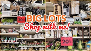 BIG LOTS SHOP WITH ME! HOME AND GARDEN DECOR! SPRING SUMMER FARMHOUSE DECORATIONS