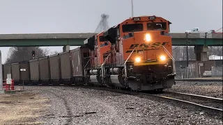 BNSF & CN/IC action around Centralia, IL