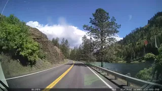 Time Lapse Drive On Route 12 From Clarkston, WA to Missoula, MT Through Idaho (Where Did Mike Go?)