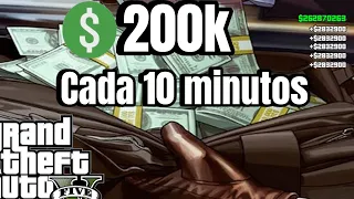 ¡COMO GANAR 200K CADA 10 MINUTOS ,DINERO FÁCIL GTA 5 ONLINE! 💵