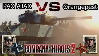 Coh2 1v1 | PAX AJAX vs Orangepest | turn that table for me