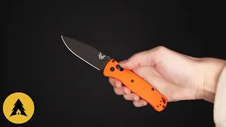 Складной нож Benchmade Bugout сталь CPM M4, рукоять Orange G10