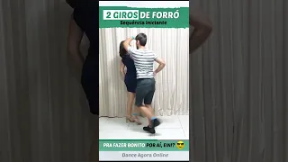 ⚡ 2 GIROS DE FORRÓ TOP -  EM SEQUÊNCIA INICIANTE - PRA FAZER BONITO,POR AI, EIN!? 😎