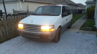 My Latest Purchase - 1992 Plymouth Voyager LE walk around