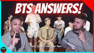 BTS ANSWER'S THE WEB'S MOST SEARCHED QUESTIONS - REACTION!