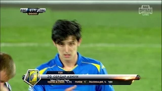 Sardar Azmoun's goal. FC Rostov vs FC Tosno | RPL 2014/15