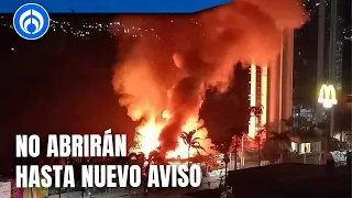 Grupos delictivos incendian restaurantes en Acapulco