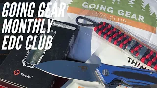 Unboxing the Going Gear EDC Club Monthly Subscription: New Knife, Flashlight, Paracord Bracelet