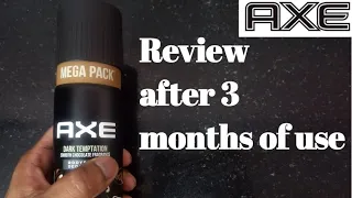 AXE Dark For Men  Body Spry honest review after 3 months of use