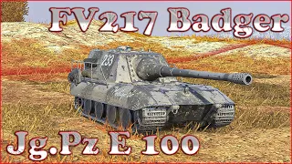 FV217 Badger, Jagdpanzer E 100 - WoT Blitz UZ Gaming