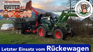 FarmVLOG#202  - Apfelbaum mit Rückewagen entsorgen und GoPro Schrott. #LMSDV