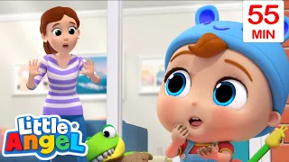 My hands don't go in My Mouth! | Little Angel Kids Songs & Nursery Rhymes