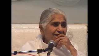 Evening Class in Om Shanti Bhawan  Dadi Janki Ji 4 06 2009