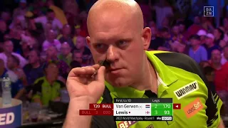 Darts World Matchplay 2022 R1 Michael Van Gerwen vs Adrian Lewis