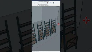 Snaps makes modeling easier #sketchup #shorts